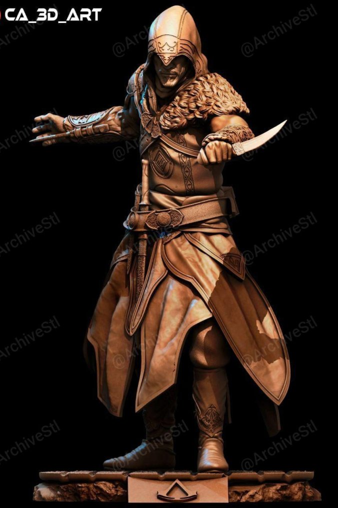 刺客信条 Assassin’s Creed 伊苏·奥迪托雷(Ezio Auditore) 3D打印图纸